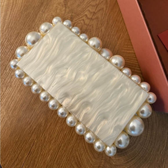 Cult Gaia EOS Pearl Embellished Clutch - Picture 2 of 7